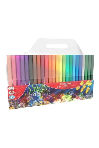 Generic Staedtler ST-327-LWP24 Luna Fiber-Tipped Pen - 24 Pieces Multicolour