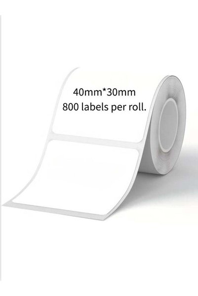 Generic Thermal Label Paper 40×30mm Self‑Adhesive Sticker, Waterproof Oil‑Pro...
