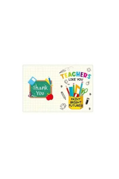 Generic Large Teacher Thank You Card From Big Teachers Appreciation Gifts Gia...