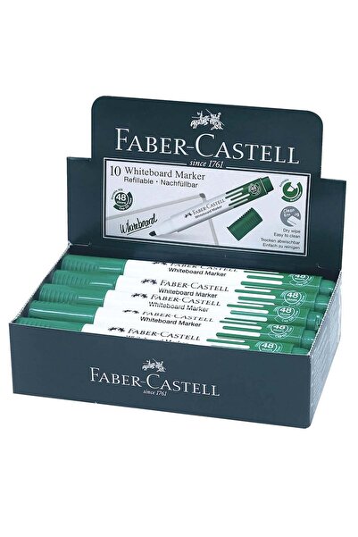 Generic 10-Piece Chisel Tip White Board Marker Green Ink