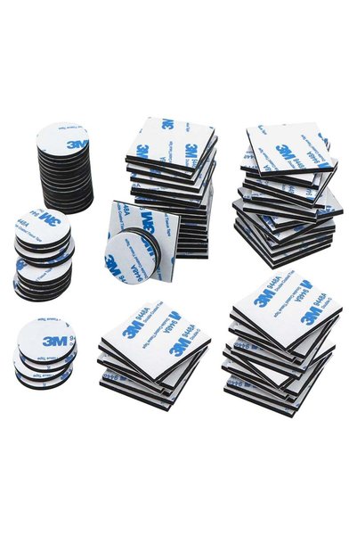 Generic 100 Pcs Heavy Duty Double Sided Strong Adhesive Foam Pad Tape for Hol...