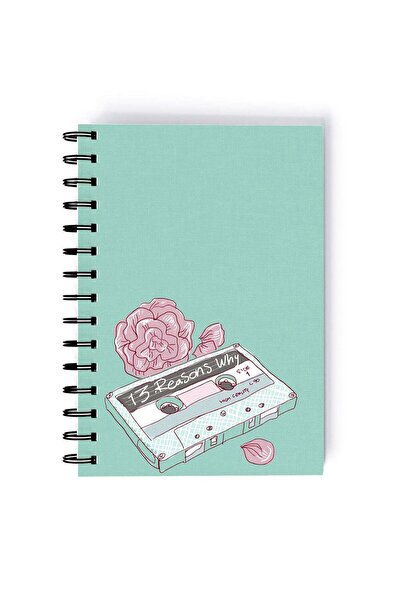 Generic Spiral A5 Notebook 13 Reasons Why Quote TV Series Netflix Cute