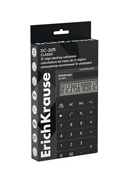 Generic Classic Desktop Calculator With 12 Digit Display And Dual Power