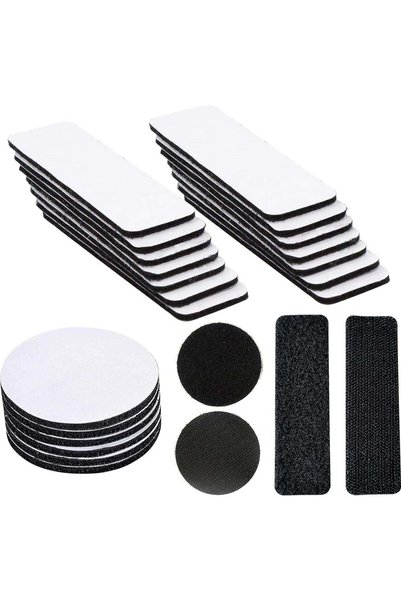 Generic 30PCS Double Side Tapes, 2 Style Mounting Pad Heavy Duty Strong Hook ...