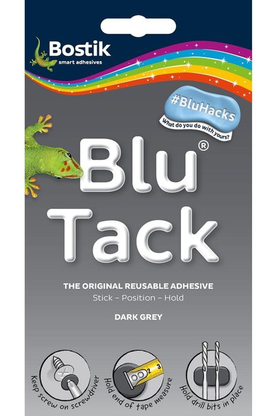 Generic Blu Tack Multipurpose Reusable Adhesive - Dark Grey 68g