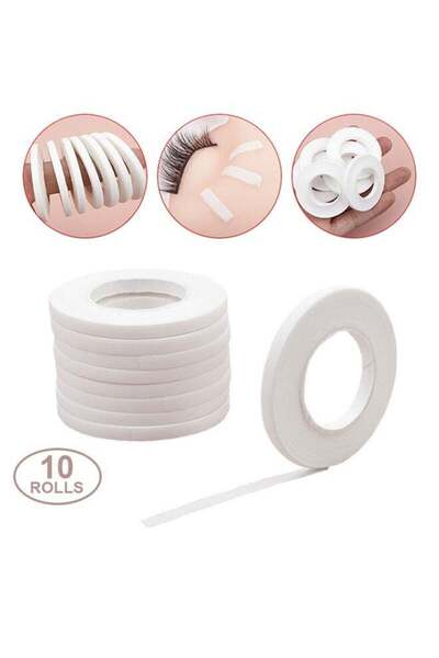 Generic 10 Rolls Eyelash Extension Tape, Lash Tape for Eyelash Extensions, Ey...