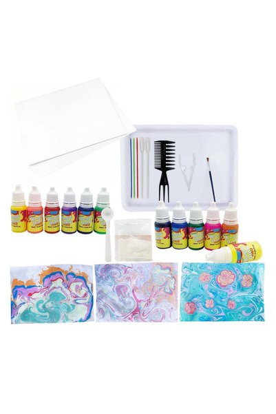 Generic NOVOLAN Marbling Paint Art Kit for Kids, Complete Children's Water Pa...