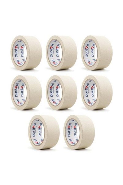 Generic Duravel Pack Of 8 Premium Masking Tape 2Inch X 27 Yards General Purpo...