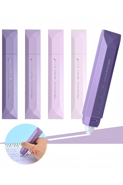 Generic 5 Pcs White Correction Tapes, Aesthetic Correction Tape Pens Smooth P...