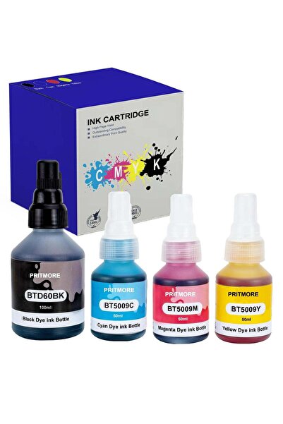 Generic BTD60BK/BT5000CMY Ink Bottles for Brother BT5000 BT6000BK BTD60BK Ref...