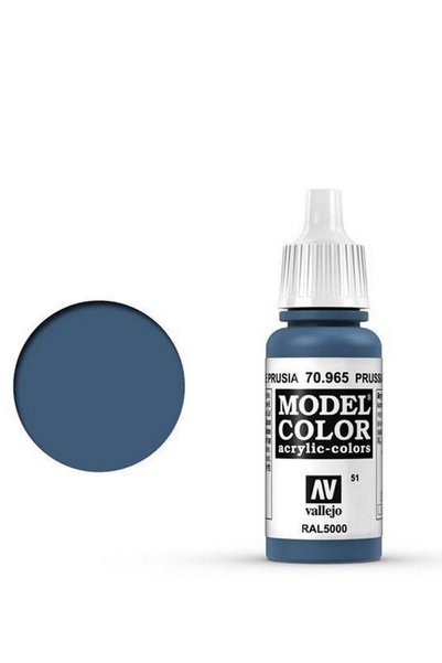 Generic Model Color 965 Prussian Blue 18ml Bottle Acrylic Paint for Scale Min...