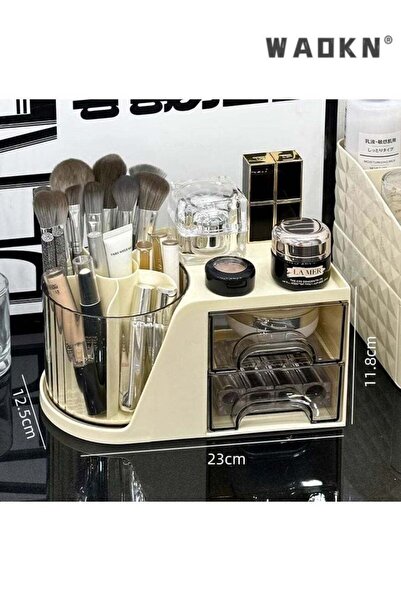 Generic Innovative Desktop Storage Option, Rotating Makeup Brush Tube, Cosmet...