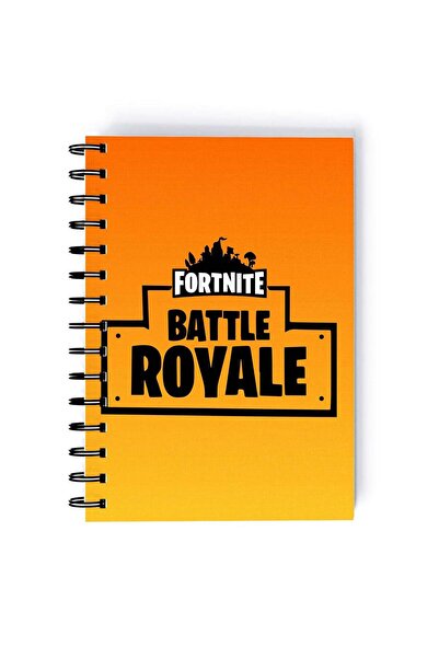 Generic Spiral A5 Notebook Fortnite Epic Games Orange Gaming Gear