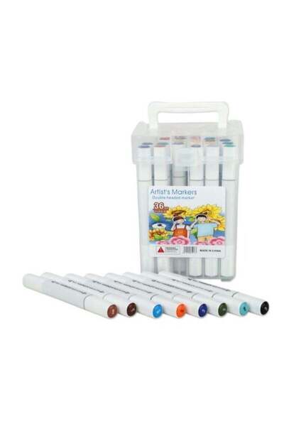 Generic 36 Colors Double Headed Artist Markers Set Dual Tip Sketch Markers fo...