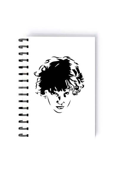 Generic Spiral A5 Notebook Eleven Black and White Netflix TV Series Stranger ...