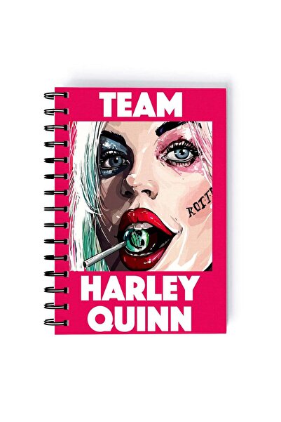 Generic Spiral A5 Notebook Team Dr Harleen Quinzel Squad Harley Quinn