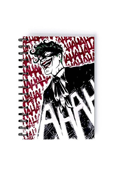 Generic Spiral A5 Notebook Classic Laugh Joker Comic Book Series Neon Aesthetic