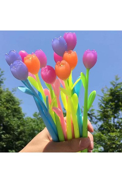 Generic NimbusNote Color Changing Flower Pens, Pack of 12 Ballpoint Pens, Cre...