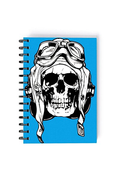 Generic Spiral A5 Notebook Zombie Undead Aviator