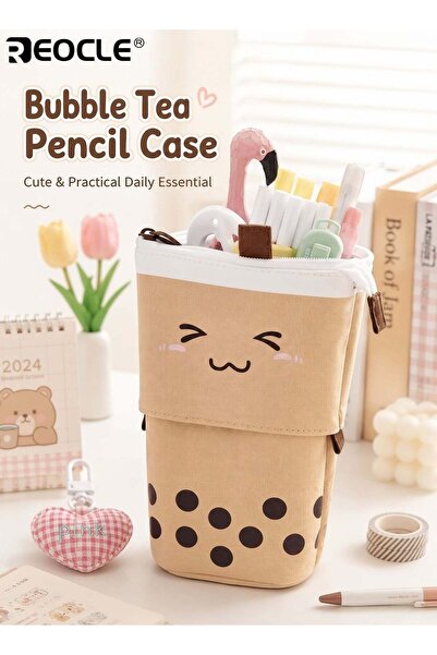 Generic Kids' Pencil Case Cartoon-Themed Convertible Pencil Pouch with Dual-S...