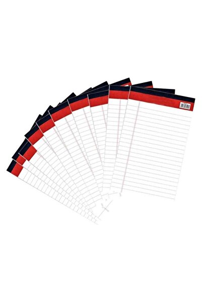 Generic A5 Single Line 50 Sheets Writing Pad for School and College, 10-Pack