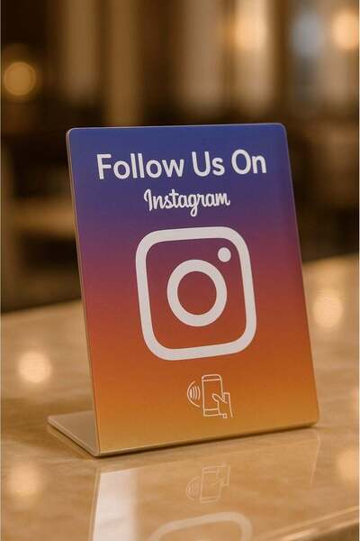 Generic NFC Instagram for Business, Increase Instagram Followers, Premium Mat...