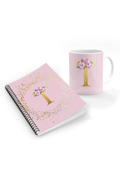 Generic Printed Coffee Mug + A5 Spiral Notebook Memo Personalised Combo Gift ...