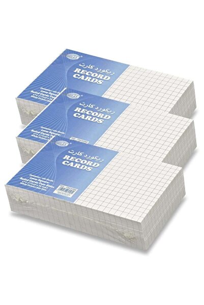 Generic FIS® Ruled Record Cards or Index Cards, Size:5"x3" Inches (127x76mm),...