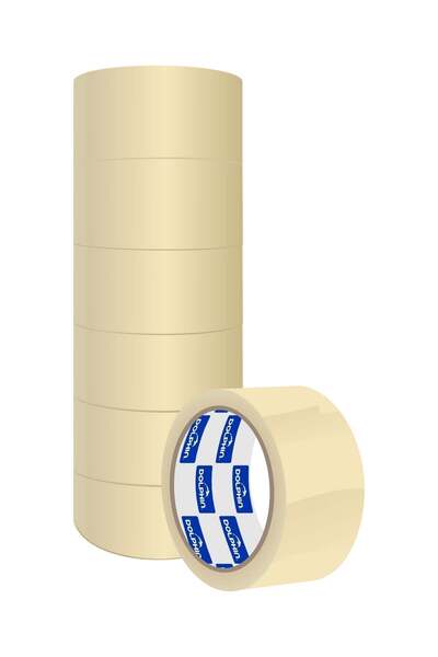 Generic Dolphin Masking Tape 2 Inch × 20 Yards, Pack of 6, General Purpose fo...
