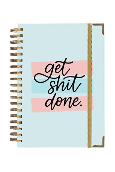 Generic Get it Done Notebook, Spiral, Gifting multicolour