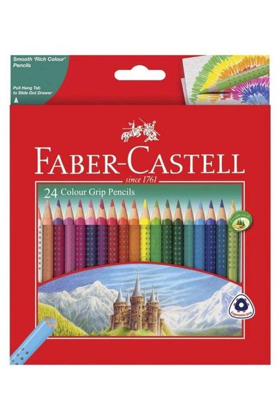 Generic Faber-Castell 24 Colour Grip Pencils