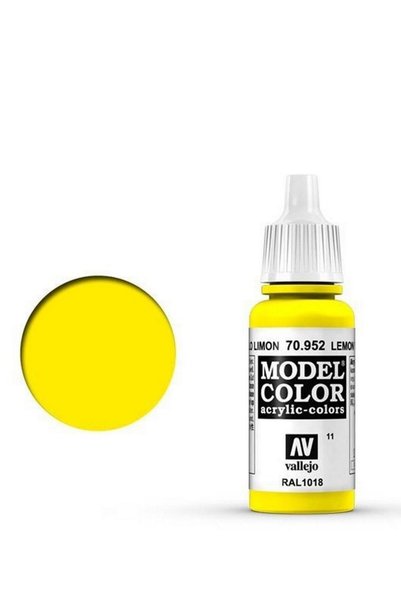 Generic Model Color 952 Lemon Yellow 18ml Bottle Acrylic Paint for Miniatures...