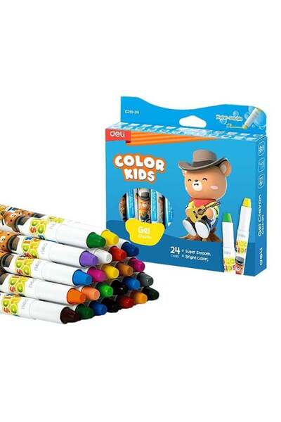 Generic 24-Piece Gel Crayon Set Multicolour