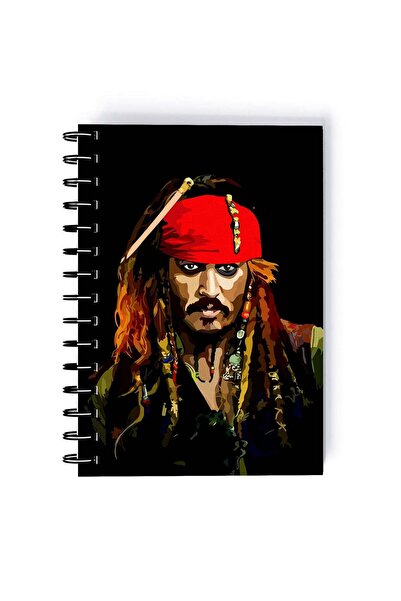 Generic Spiral A5 Notebook Piratecore Aesthetic Johny Depp Fan Art Pirates of...