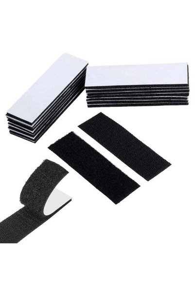 Generic 20 PCS Self-Adhesive Hook and Loop Fastener Tape Dot Double-Sided Adh...
