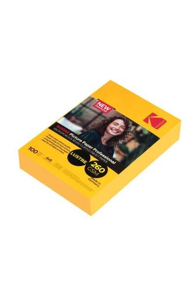 Generic Kodak Inkjet Picture Paper professional, 260 GSM, 100 Sheets, Size 4x...