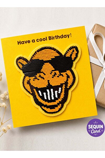Generic Have A Cool Birthday Sequin Greeting Card, Sparkly Celebration Design...