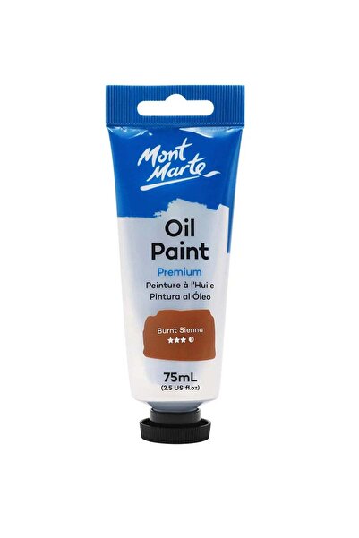 Generic Premium Oil Paint 75ml Content Burnt Sienna