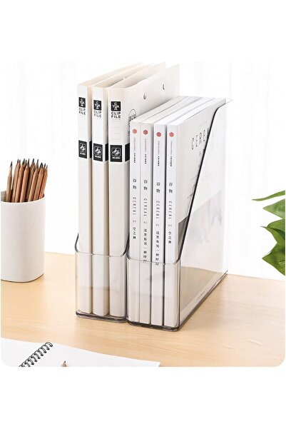 Generic ARS 2 Pack Clear Magazine File Holder, A4 Vertical File Organizer wit...
