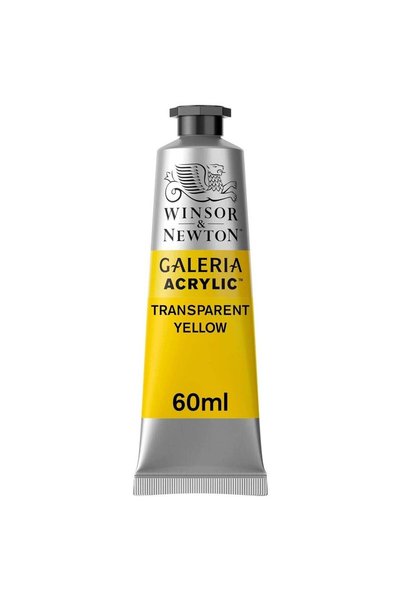 Generic Galeria Acrylic Colour Paint Tube 60ml Content Transparent Yellow