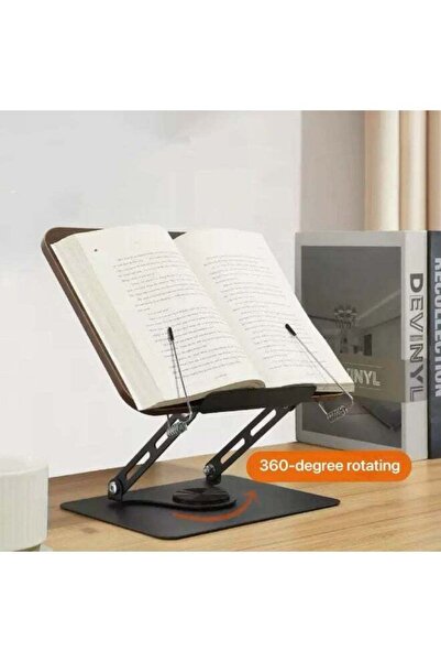 Generic Book Stand Holder for Reading, Adjustable Holder Tray with 360° Rotat...