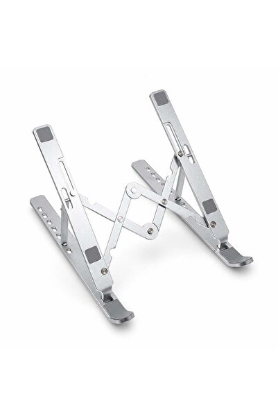 Generic Adjustable Aluminum Laptop Stand – Foldable Double Support Computer S...
