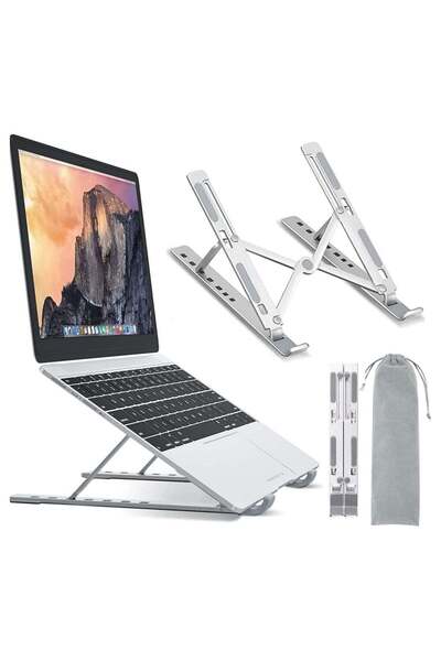 Generic Laptop Stand for Desk, Adjustable Laptop Foldable Portable Laptop Hol...