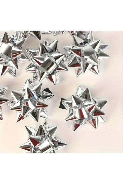 Generic 25pcs Christmas Decoration Bows, Star Flowers, Ribbons, Gift Box Deco...