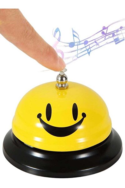 Generic Yellow Stainless Steel Service Call Counter Bell, Metal Desk Ring Bel...