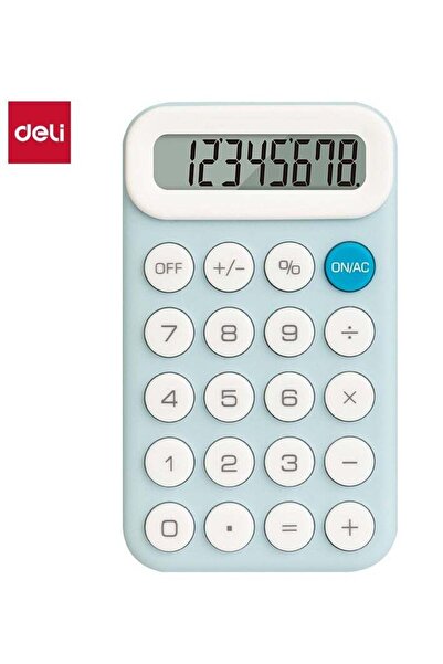 Generic Deli TE10 8-Digit Mini Calculator with Skin-Friendly Keys, Manual Off...