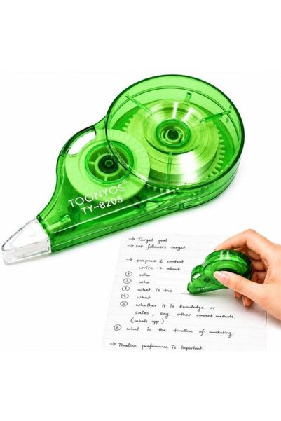Generic Correction Tape, Quick Dry White-Out Tape Roller, Smooth Writing Corr...