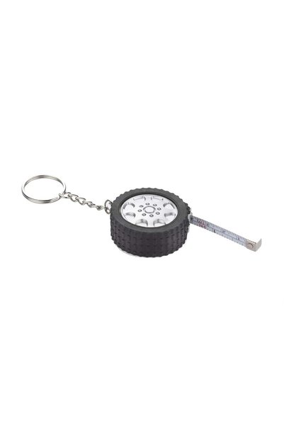 Generic Mini Pocket Size Measuring Tape, Tire Shape Keychain, Portable Mini S...