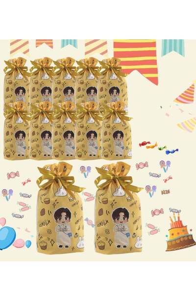 Generic 50 Pieces Ramadan Kareem Gift Bags Plastic Candy Cookie Sweets Bags E...