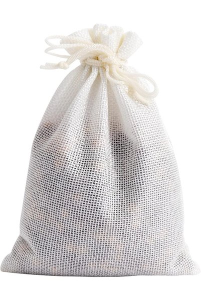 Generic Red Dot Gift® Pack of 25 Cream Burlap Gift Bags with Drawstring - 13x...